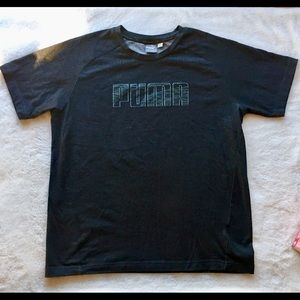 Puma Men’s Black/Dark Grey Short Sleeve T-Shirt